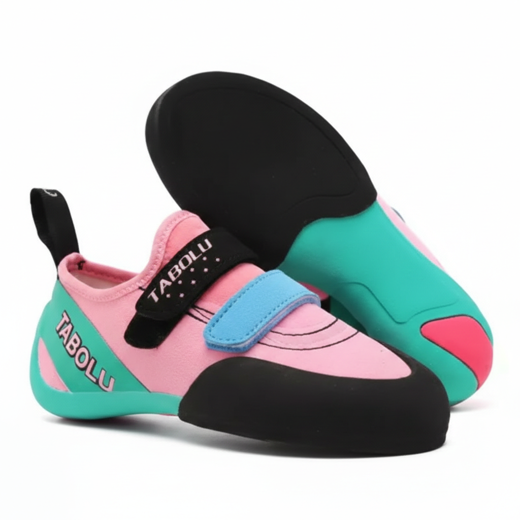 TABOLU - Chaussons d'Escalade pour Enfant Intérieure et Extérieure