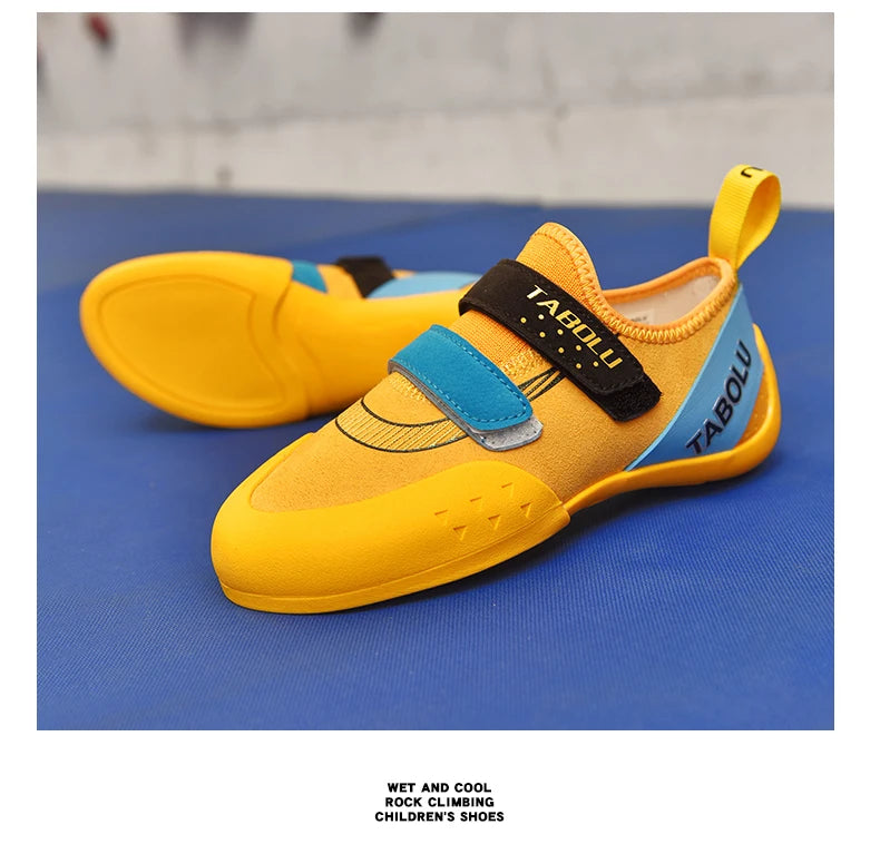 Chaussons d'Escalade pour Enfant Intérieure et Extérieure