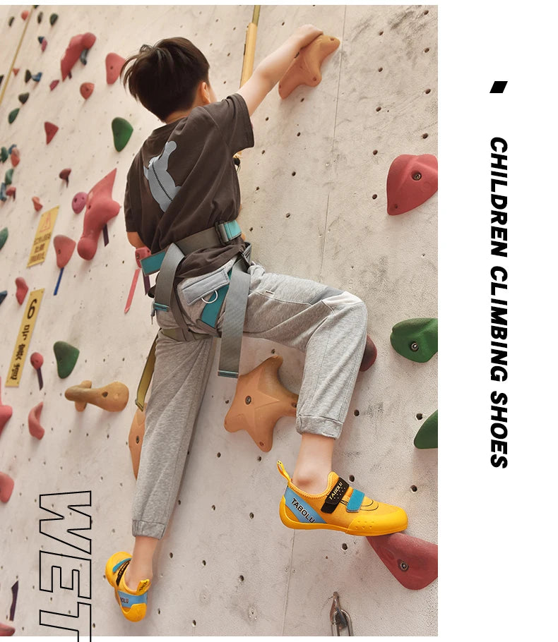 Chaussons d'Escalade pour Enfant Intérieure et Extérieure