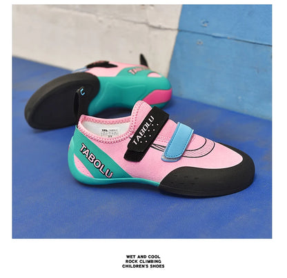 Chaussons d'Escalade pour Enfant Intérieure et Extérieure