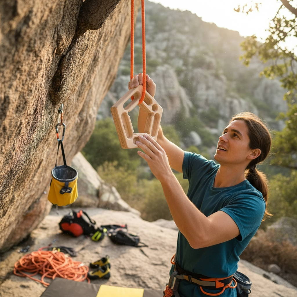 Planche Escalade Entraînement Doigts
