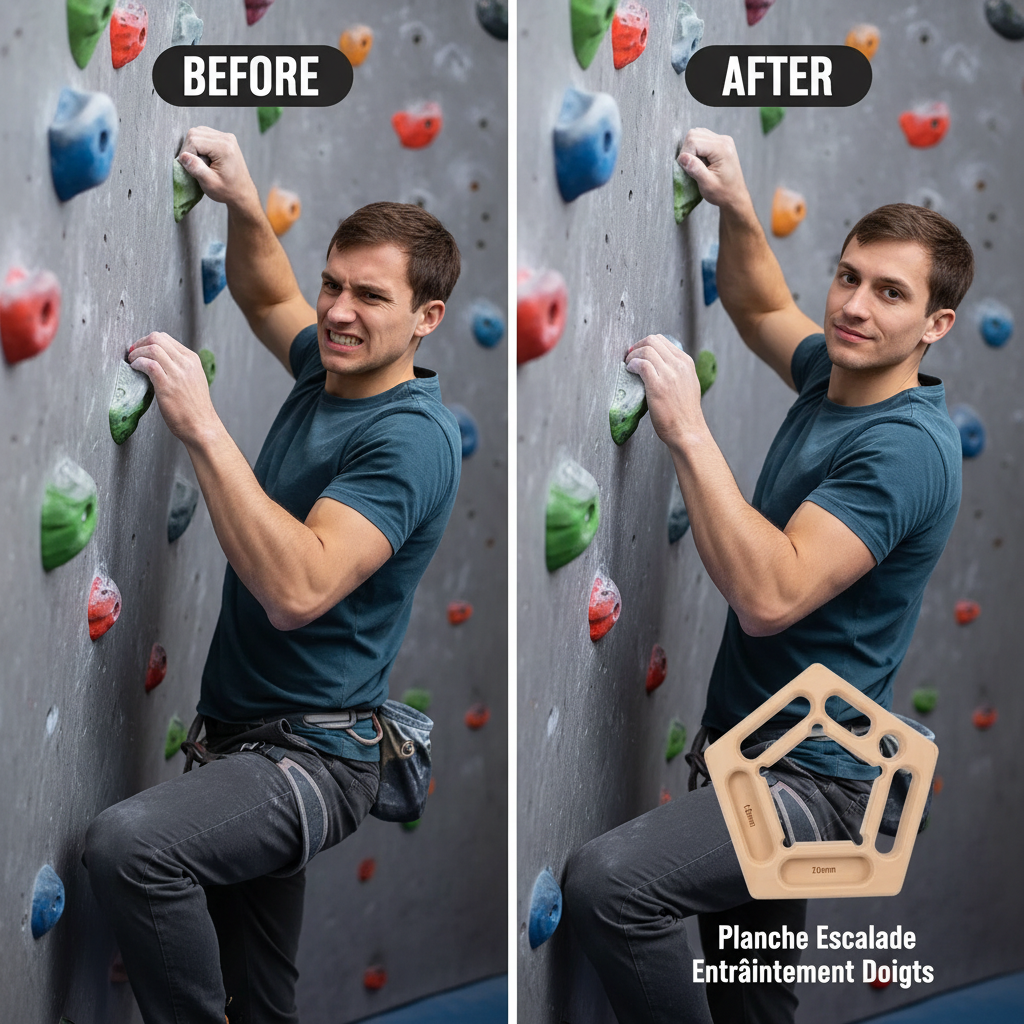 Planche Escalade Entraînement Doigts