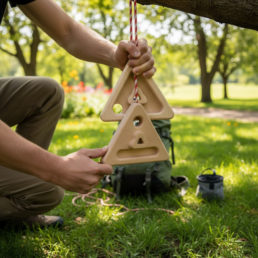 Planches d'escalades triangulaires