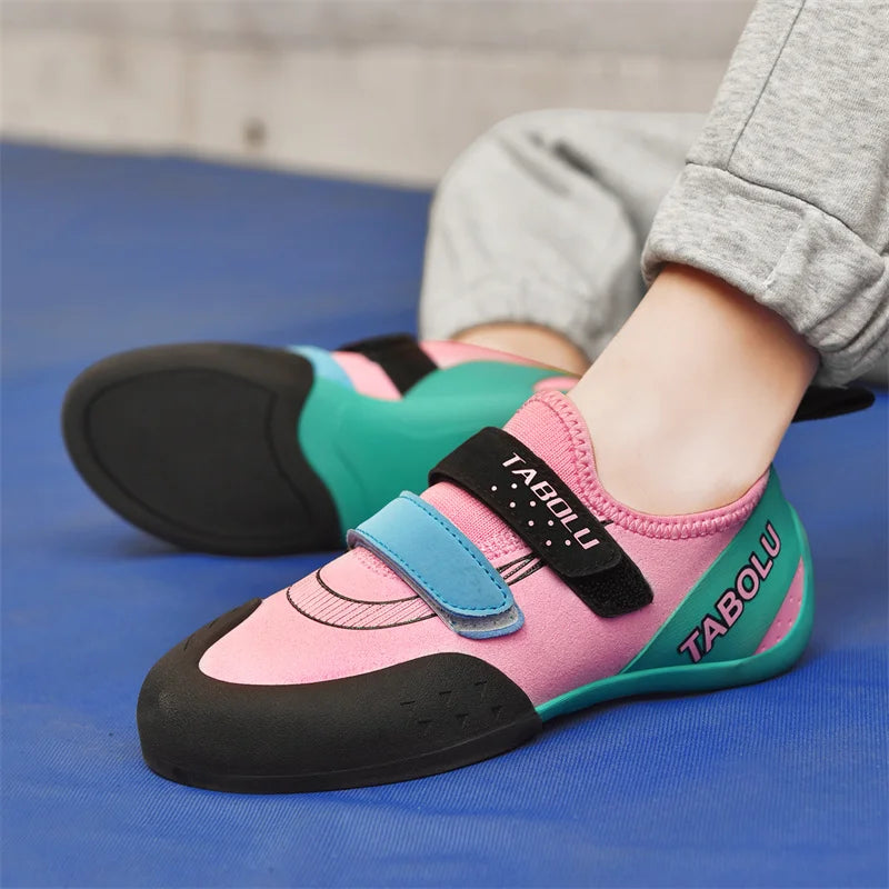Chaussons d'Escalade pour Enfant Intérieure et Extérieure